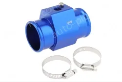 Water Temperature Connector Tube, Radiator Sensor, Temperature Sensor Connector, 38mm Aluminum, with Clamp