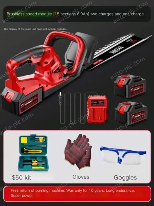 Brushless speed single-edged 15-cell 6.0Ah two batteries and one charge