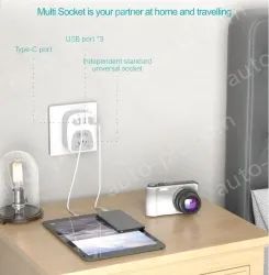 Universal to EU plug adapter KRSAP-WLH010329