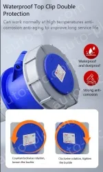 3 pole 63A connector