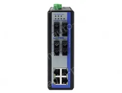 UOTEK 100M 4 Fiber Ports 4 RJ-45 Ports Industrial Switch