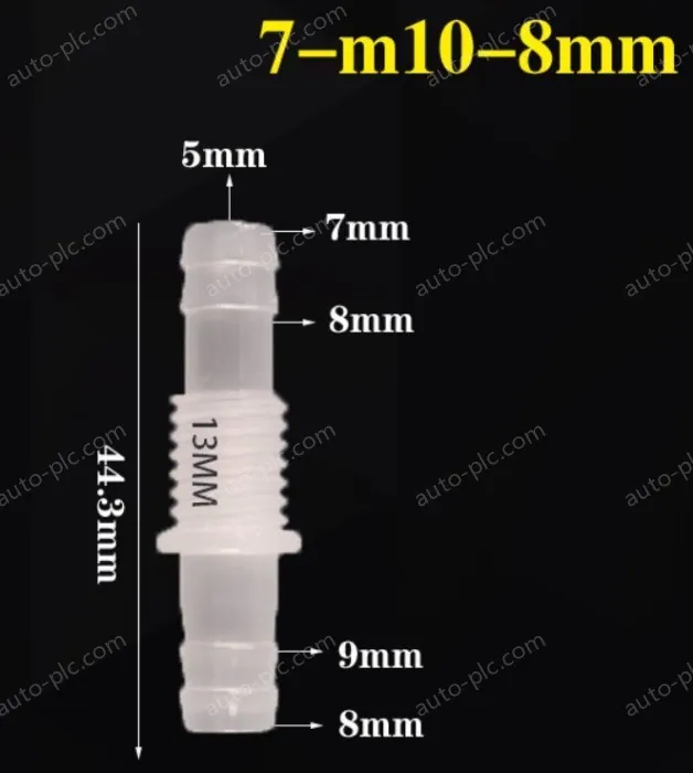 7-M10-8-Feed-through plastic connectors