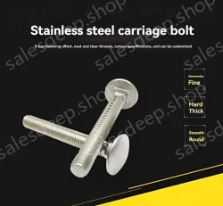 Big head carriage bolt M8*30