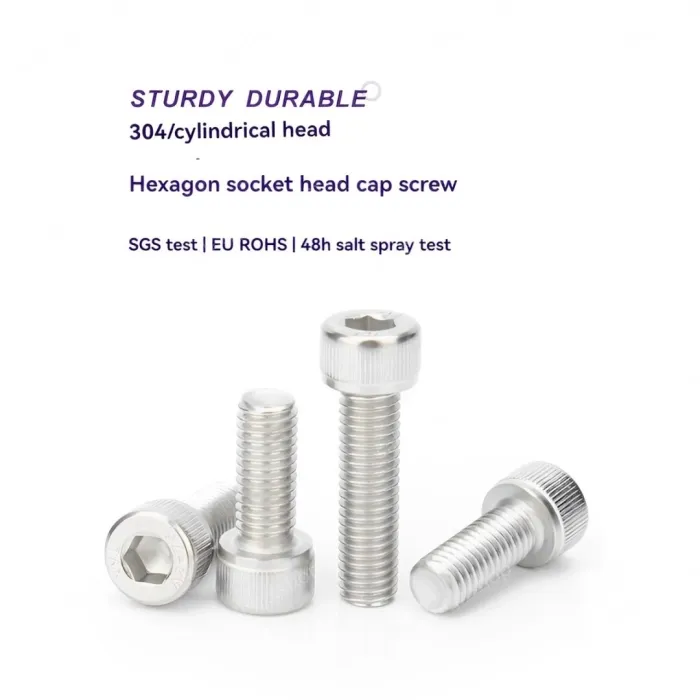 Cylindrical head hexagon socket screws M1.6*10