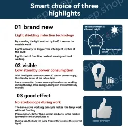LED photosensitive lamp-12W