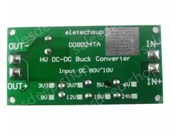 DC-DC high-voltage buck module Input DC 10~80V Output 9V With terminals