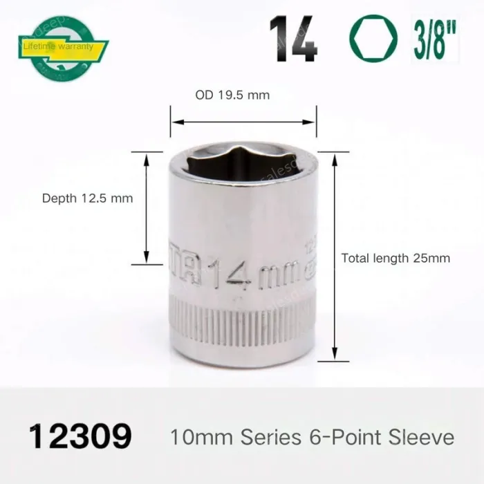 CALC-14mm-10mm series 3/8-12309