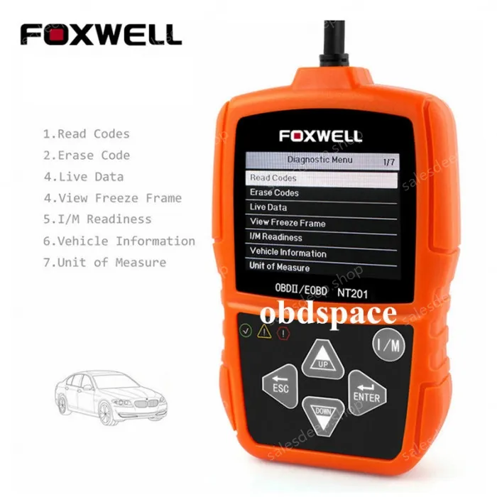 Foxwell NT201 OBD2 Auto Scanner Automotive OBD Code Reader