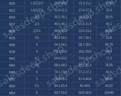 M14 5pcs 304 stainless steel nut