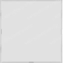 Push-button 1gang,RGB LED, int. temp. sensor, KNX - S.1/B.3/B.7, f. p.white