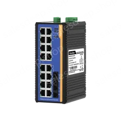 [100 Gigabit 2 Optical 16 Electric] Ring Network Management Industrial Switch