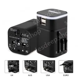 2USB travel adapter KRUSB-WLG3326B